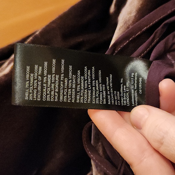 Free People sz S Velvet Bed Jacket - Picture 10 of 10